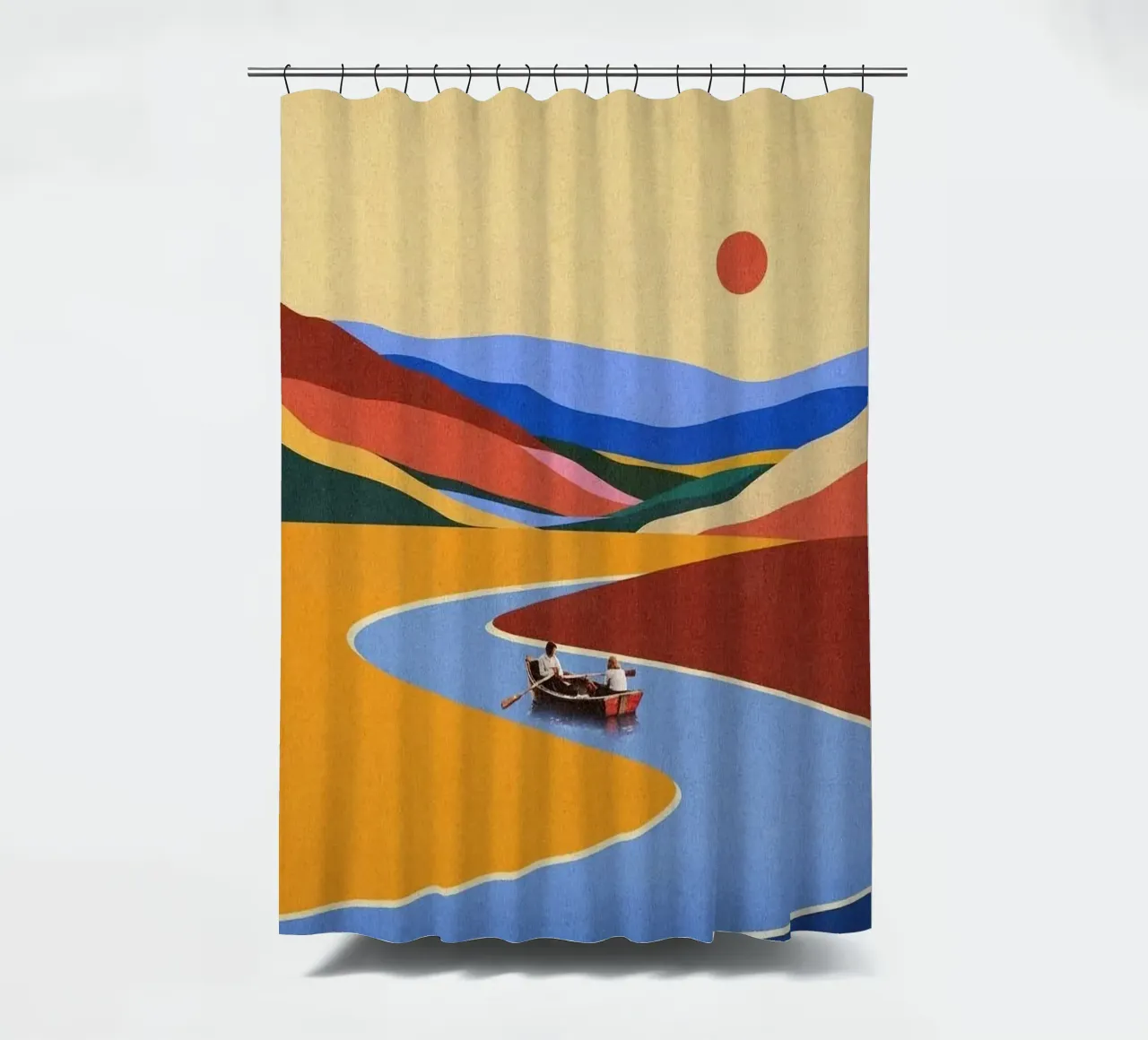 boating in color nature tenda da doccia da andern