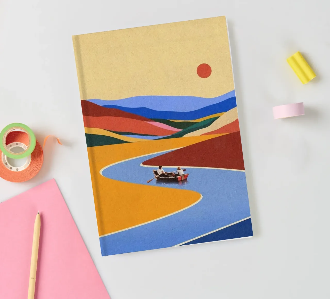 boating in color nature notebook by andern