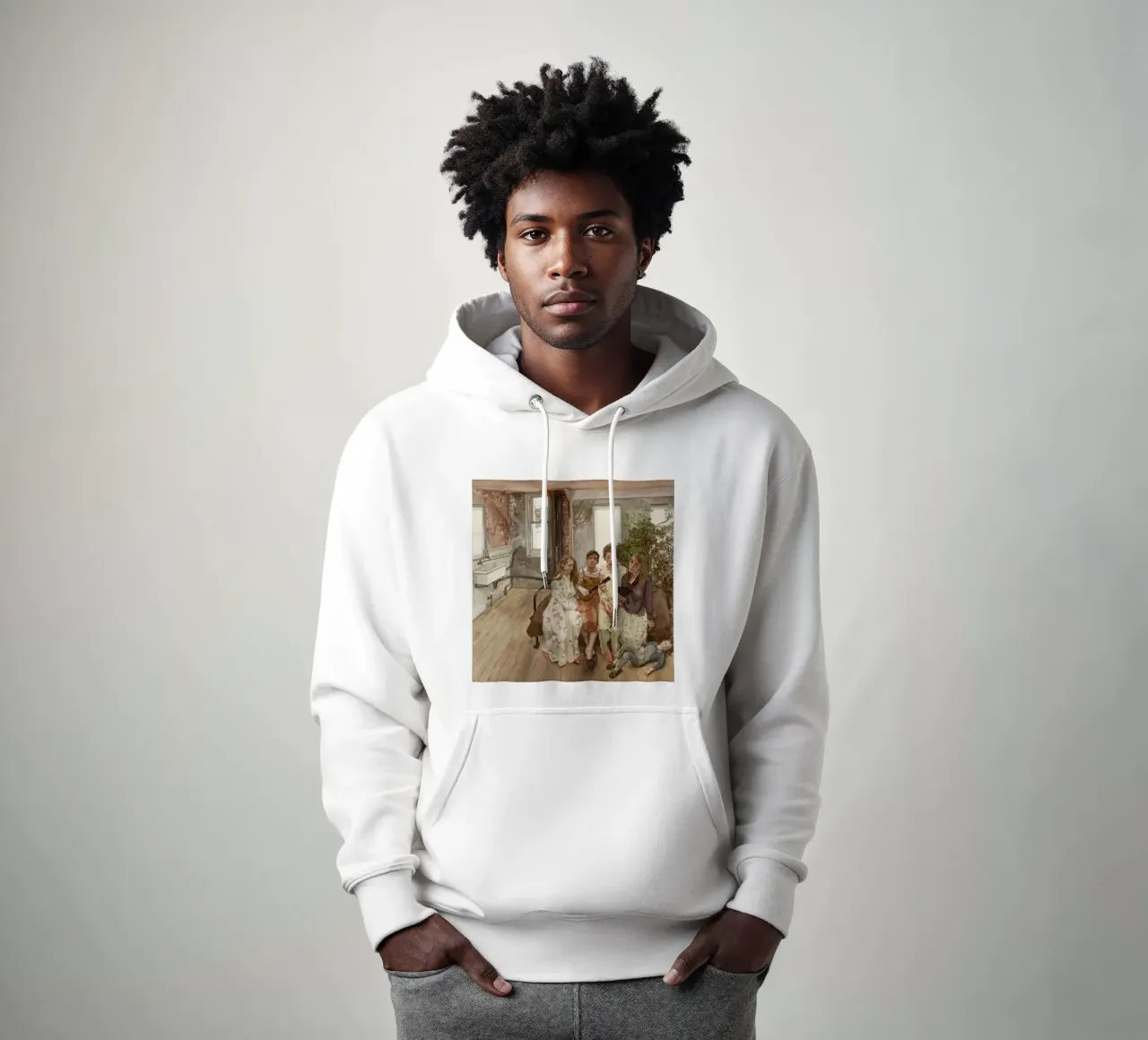 Dal libro all'offerta - Lucian Freud felpa con cappuccio da julyebayprint