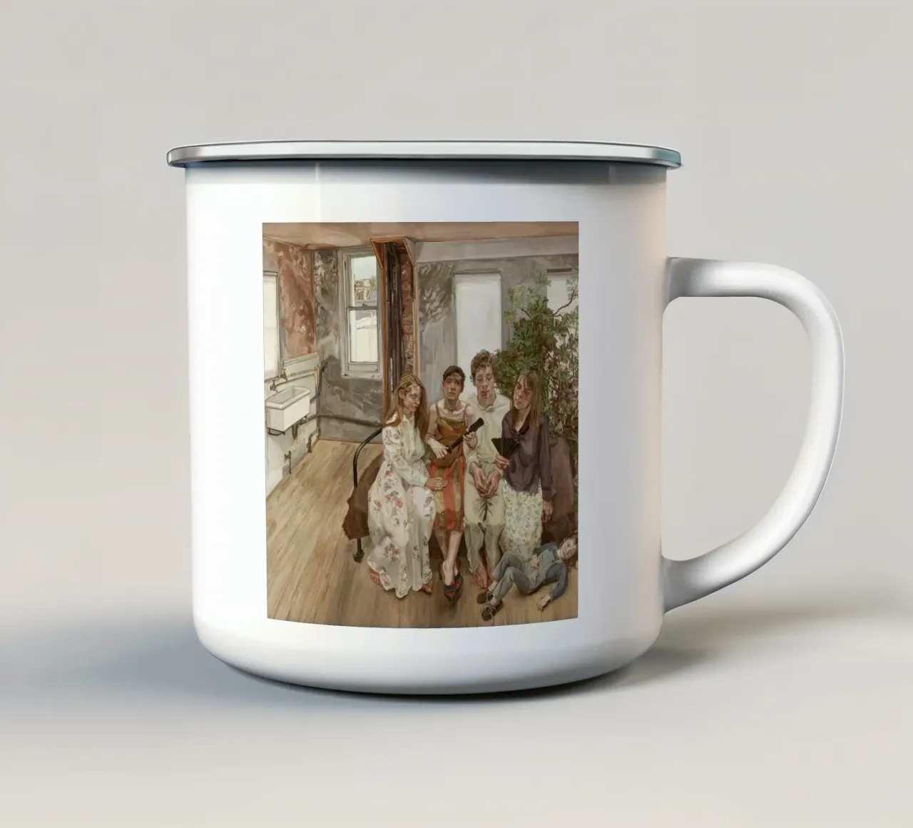 Dal libro all'offerta - Lucian Freud tazza in smalto da julyebayprint