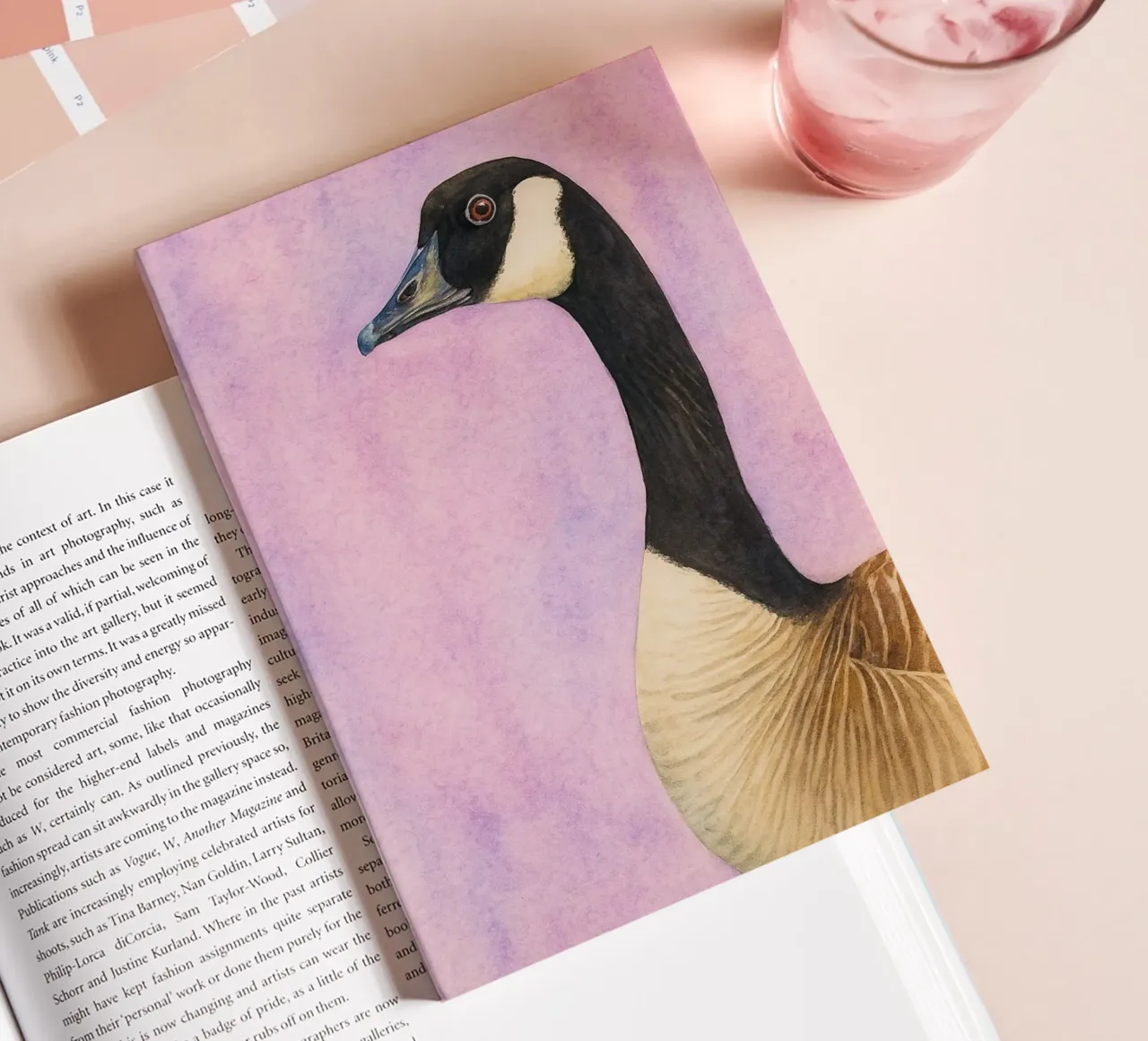 duck abstract drawing notebook by bougenfille