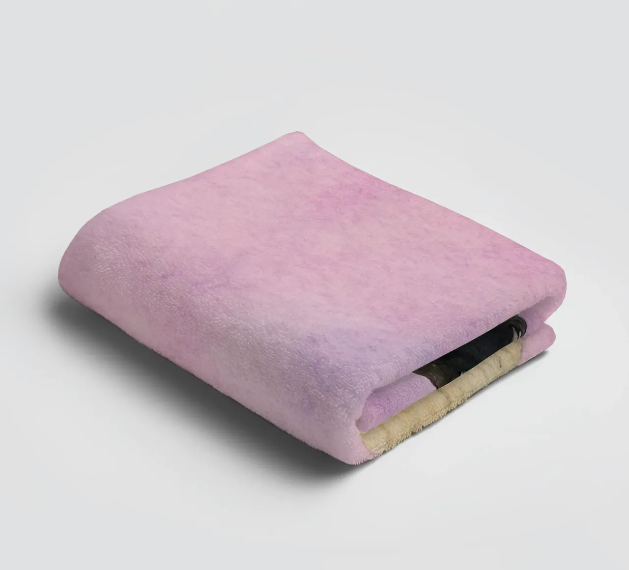 duck abstract drawing towel by bougenfille