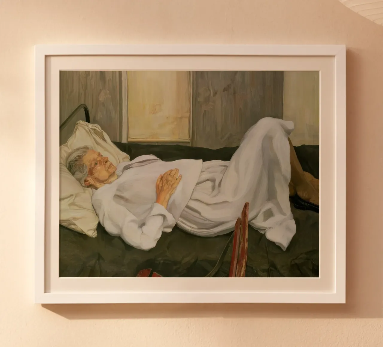 Lucian Freud - Die ruhende Mutter des Malers Hahnemühle von julyebayprint