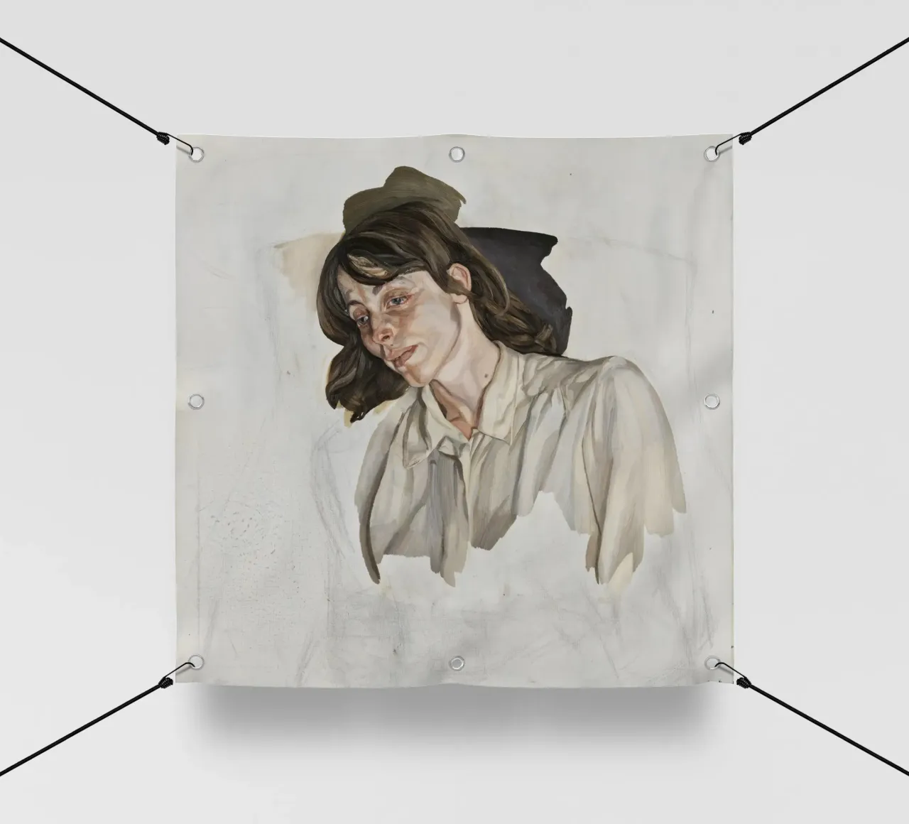 Ultimo retrato - Lucian Freud telo in pvc da julyebayprint