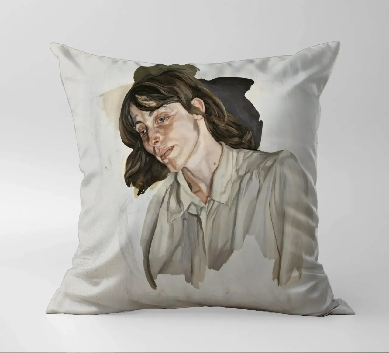 Ultimo retrato - Lucian Freud cuscino da julyebayprint