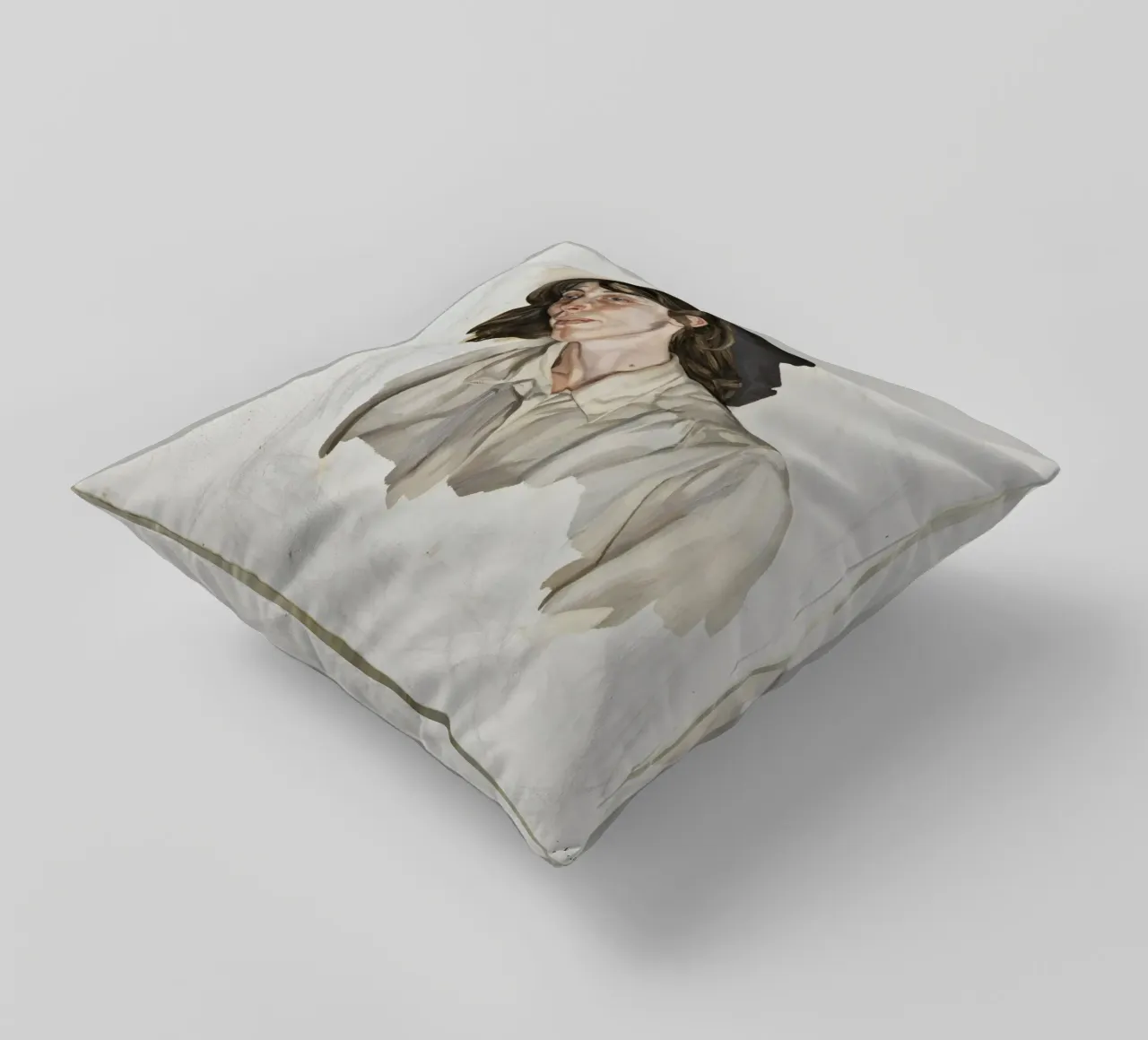 Ultimo retrato - Lucian Freud cuscino da julyebayprint