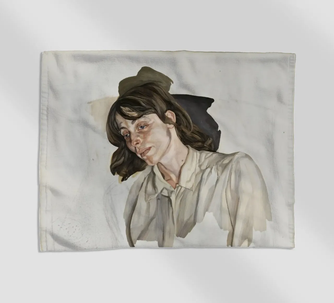 Ultimo retrato - Lucian Freud telo mare da julyebayprint