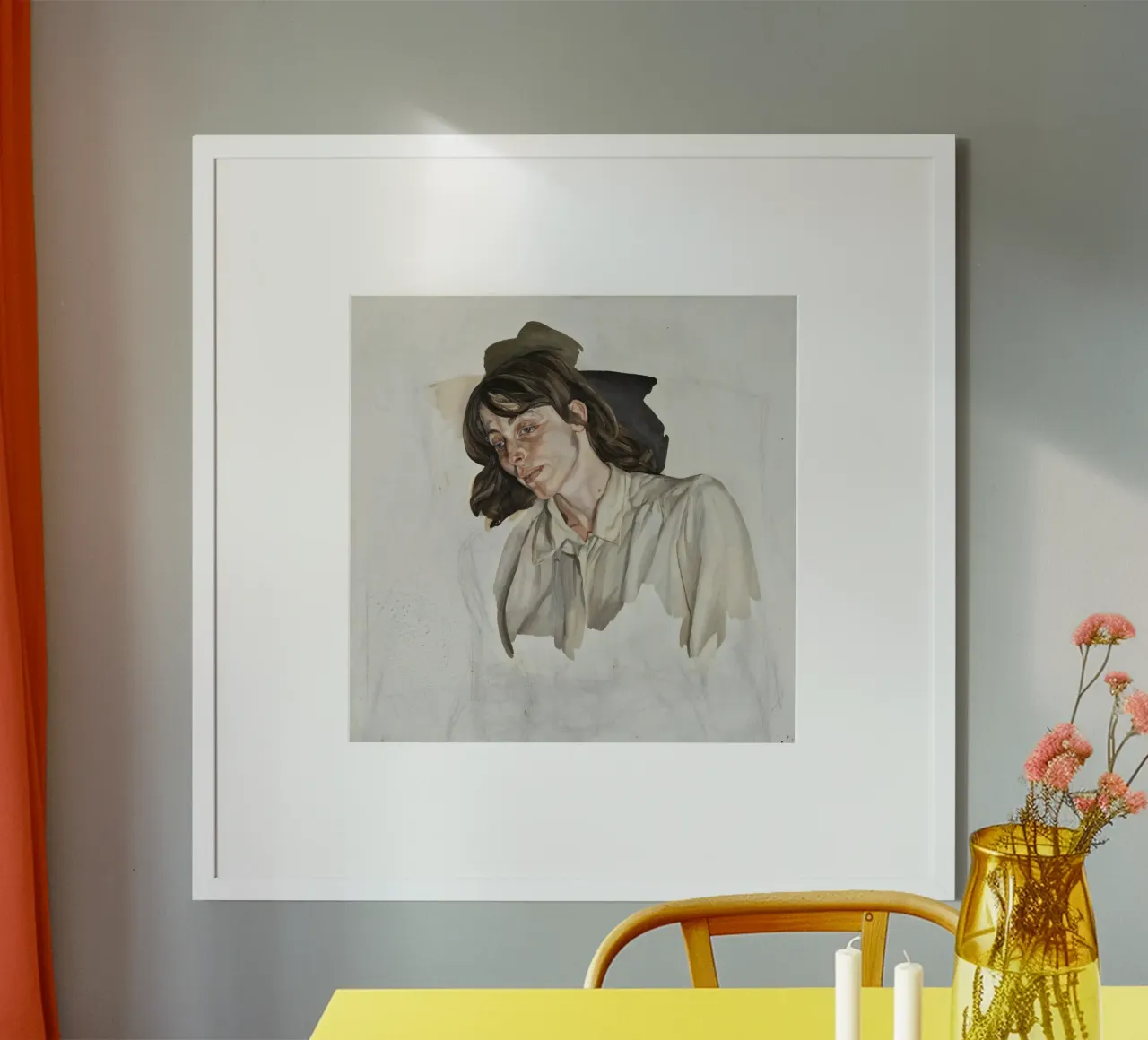Ultimo retrato - Lucian Freud carta hahnemühle da julyebayprint