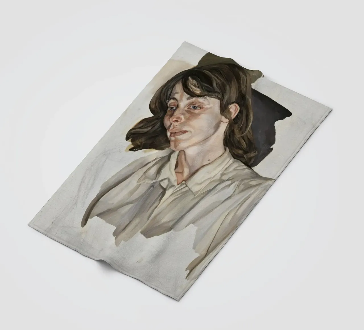 Ultimo retrato - Lucian Freud coperta in pile da julyebayprint