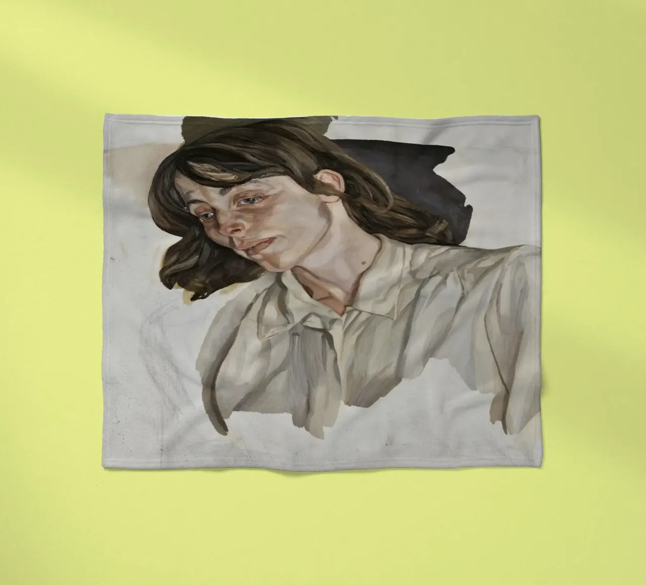 Ultimo retrato - Lucian Freud coperta in pile da julyebayprint