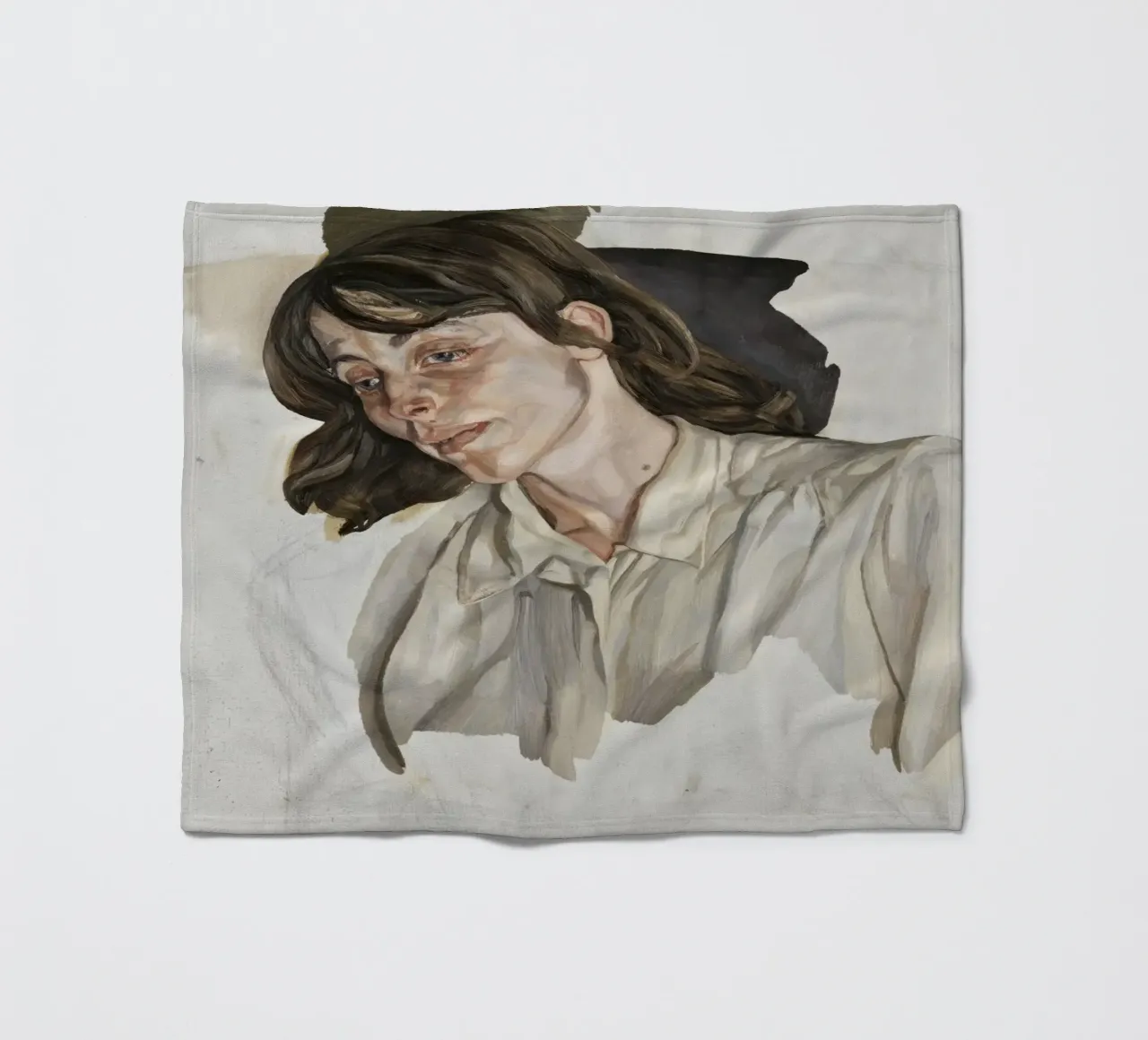Ultimo retrato - Lucian Freud coperta in pile da julyebayprint