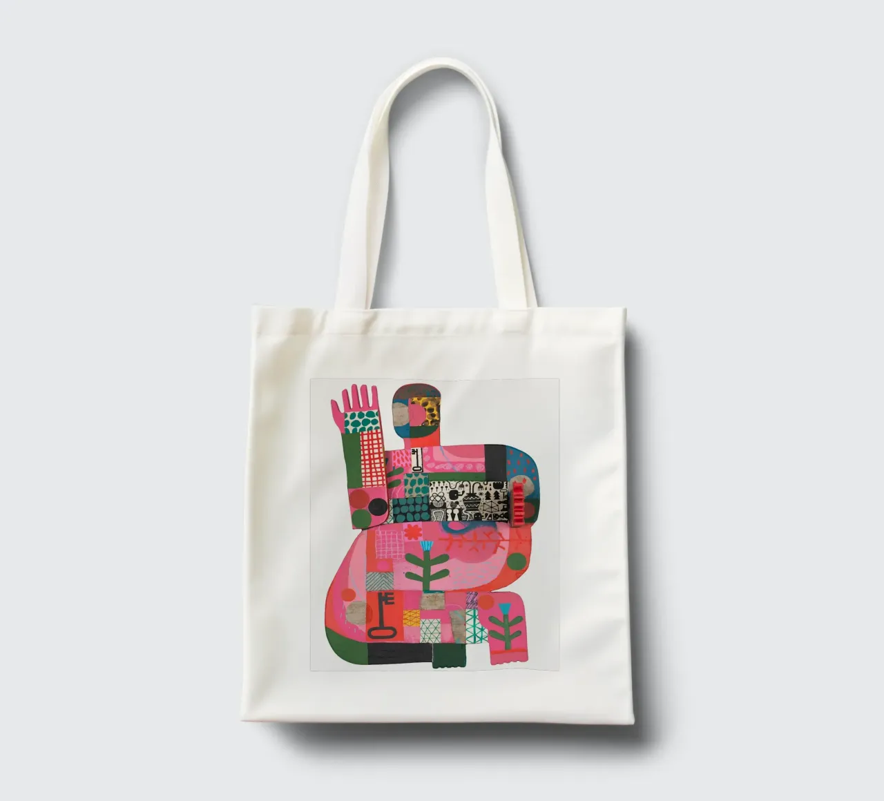 Hot Mess Unhinged 1A, 2023 borsa in juta da Stacey Stubbs