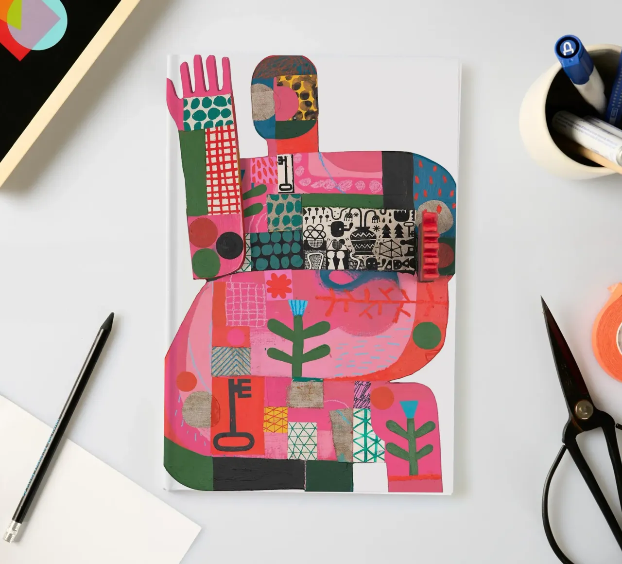Hot Mess Unhinged 1A, 2023 notebook by Stacey Stubbs