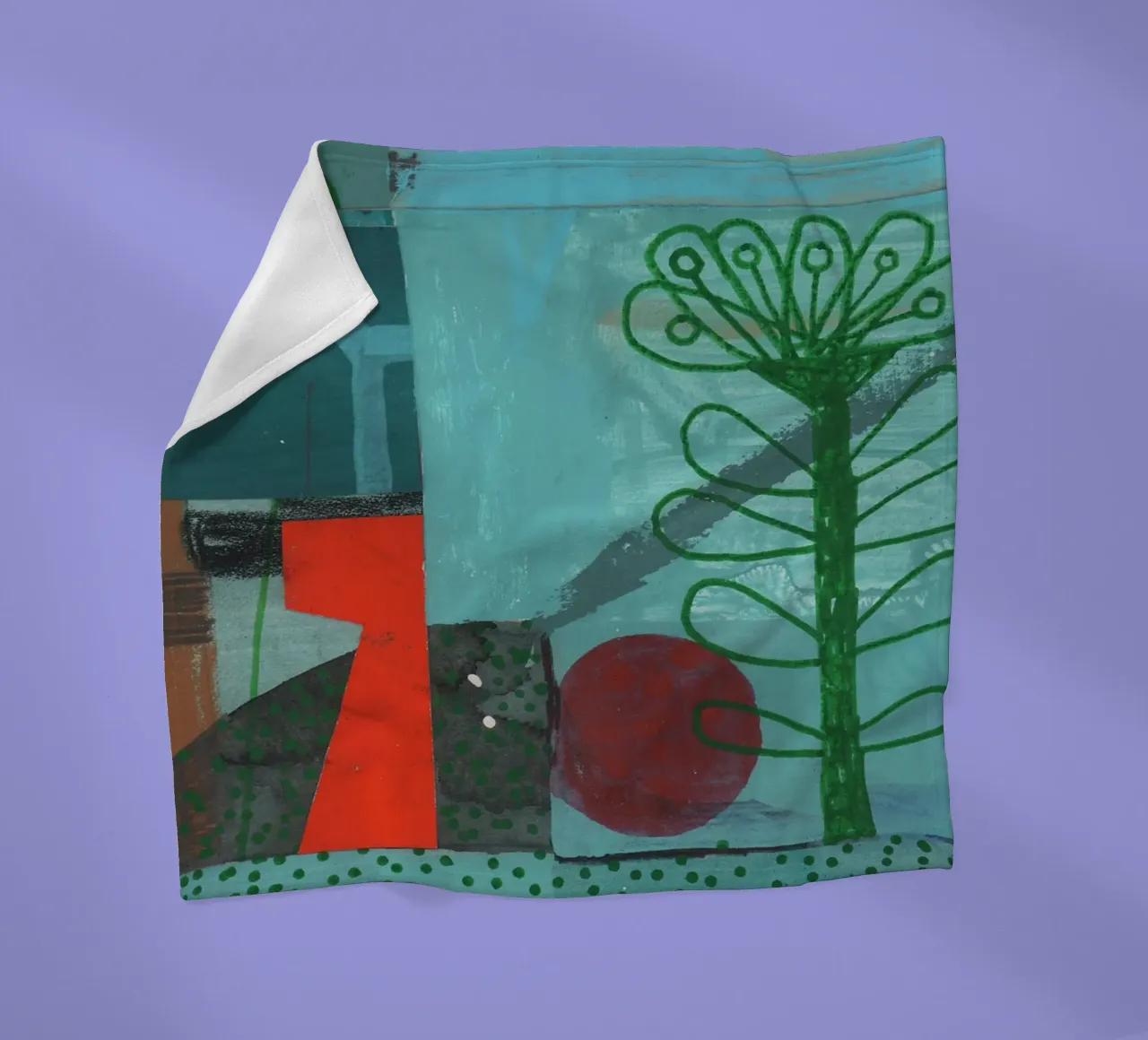 In fiore In fiore, 2023 coperta in pile da Stacey Stubbs