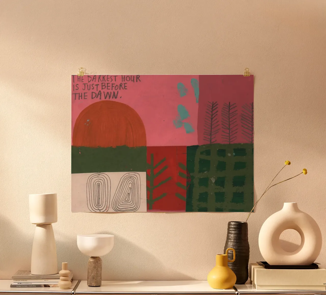L'ora più buia è appena prima dell'alba, 2023 di David Shil carta hahnemühle da Stacey Stubbs