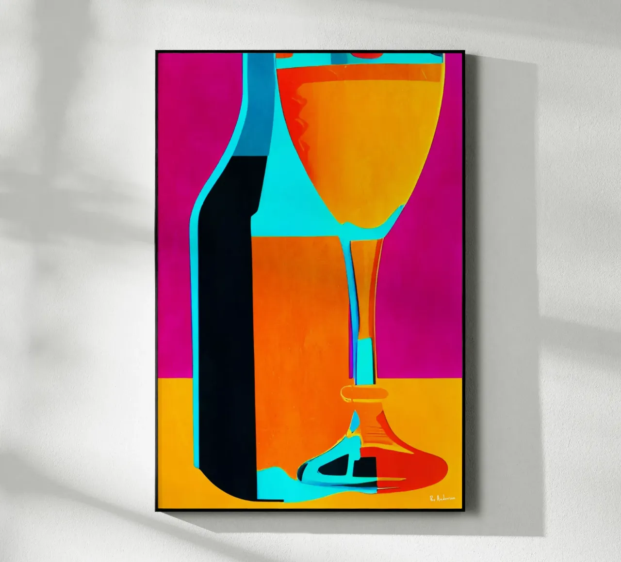 Salut, Weekend! plexiglass da Bo Anderson