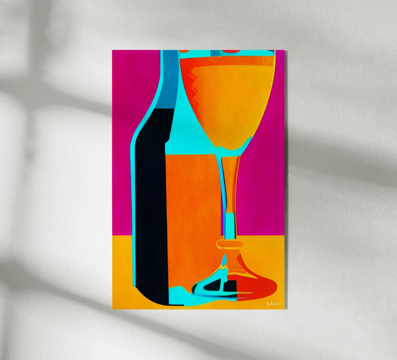 Salut, Weekend! plexiglass da Bo Anderson