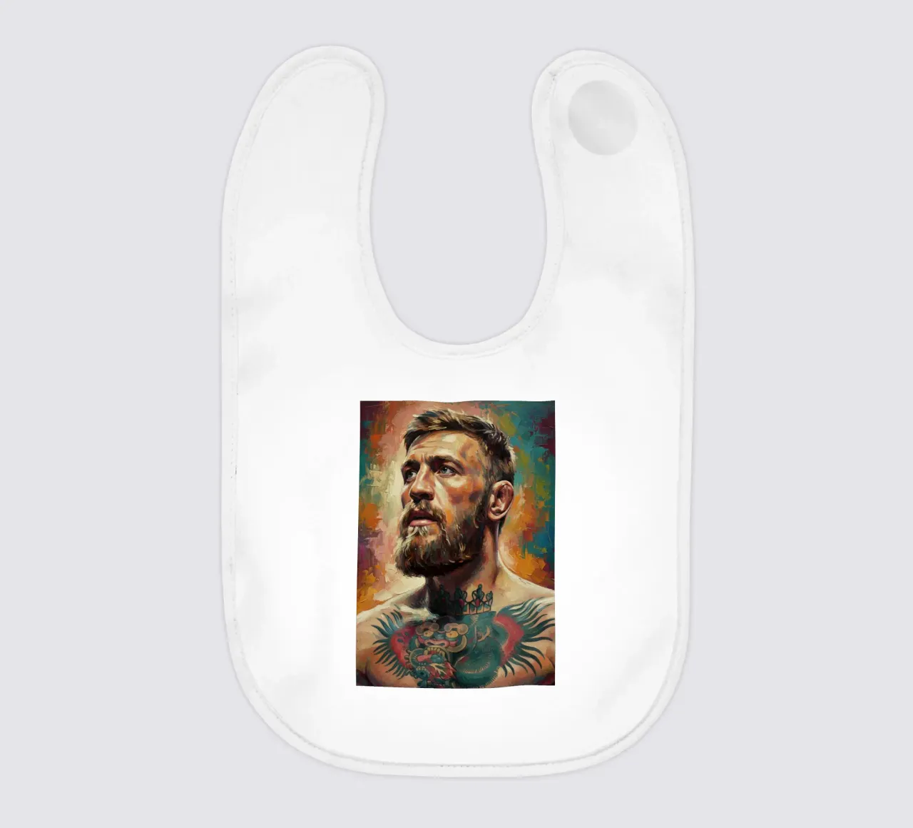 Conor McGregor UFC-Kämpfer abstrakte Kunst Babylätzchen von Lembayung art