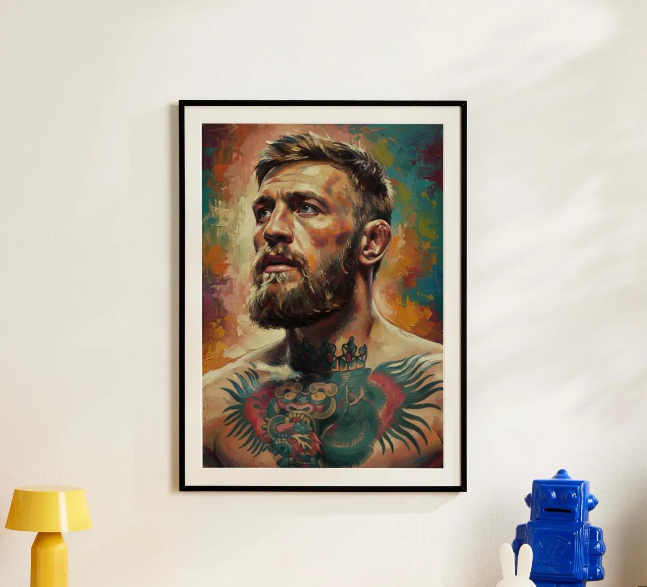 Conor McGregor UFC-Kämpfer abstrakte Kunst Hahnemühle von Lembayung art