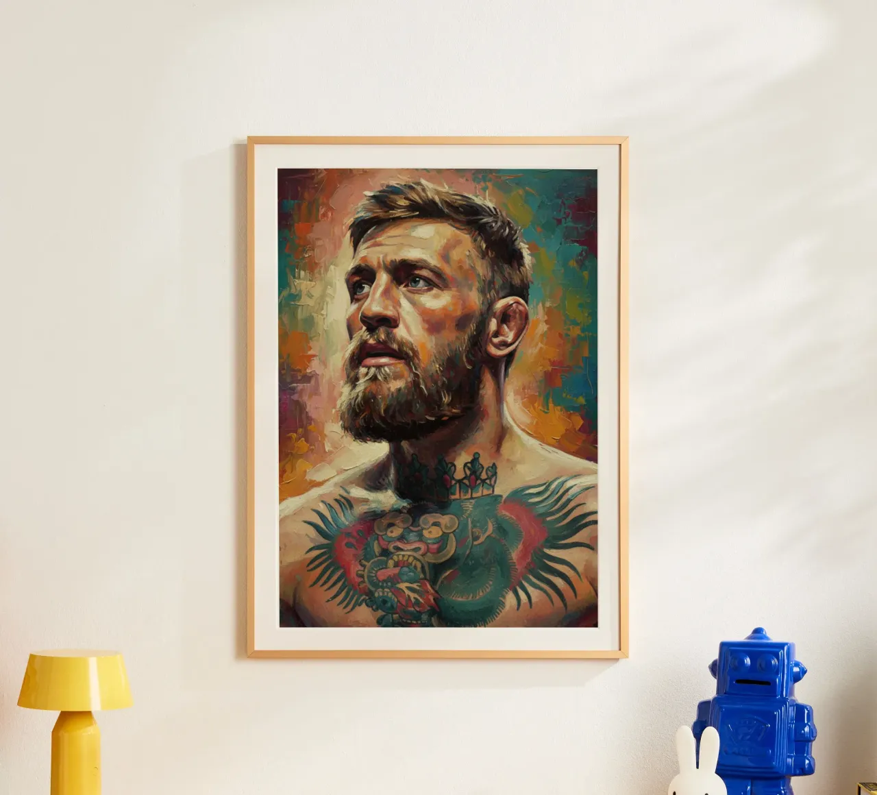 Conor McGregor UFC-Kämpfer abstrakte Kunst Hahnemühle von Lembayung art