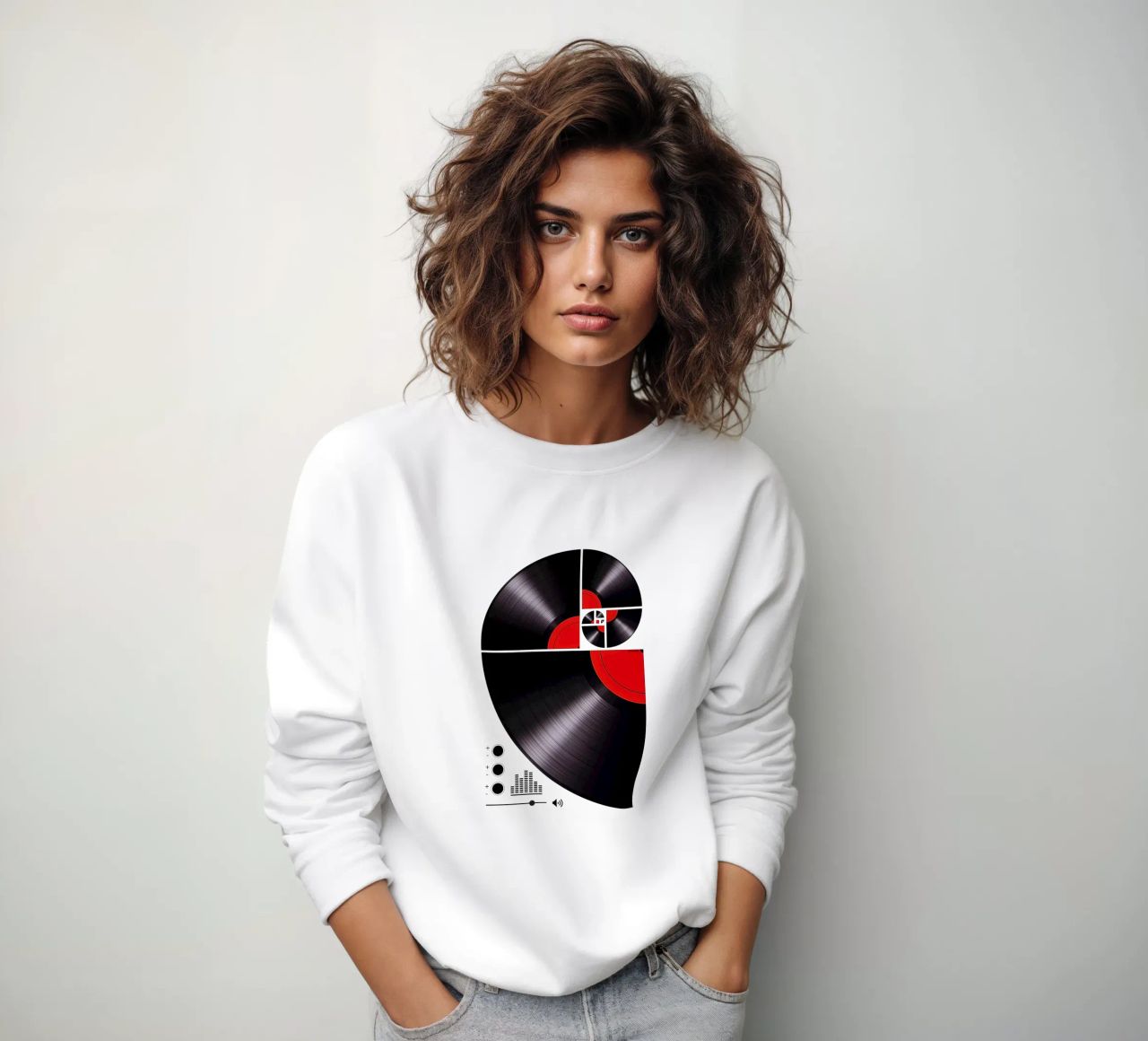 Vinilo Espiral Fibonacci sudadera de LM2KONE