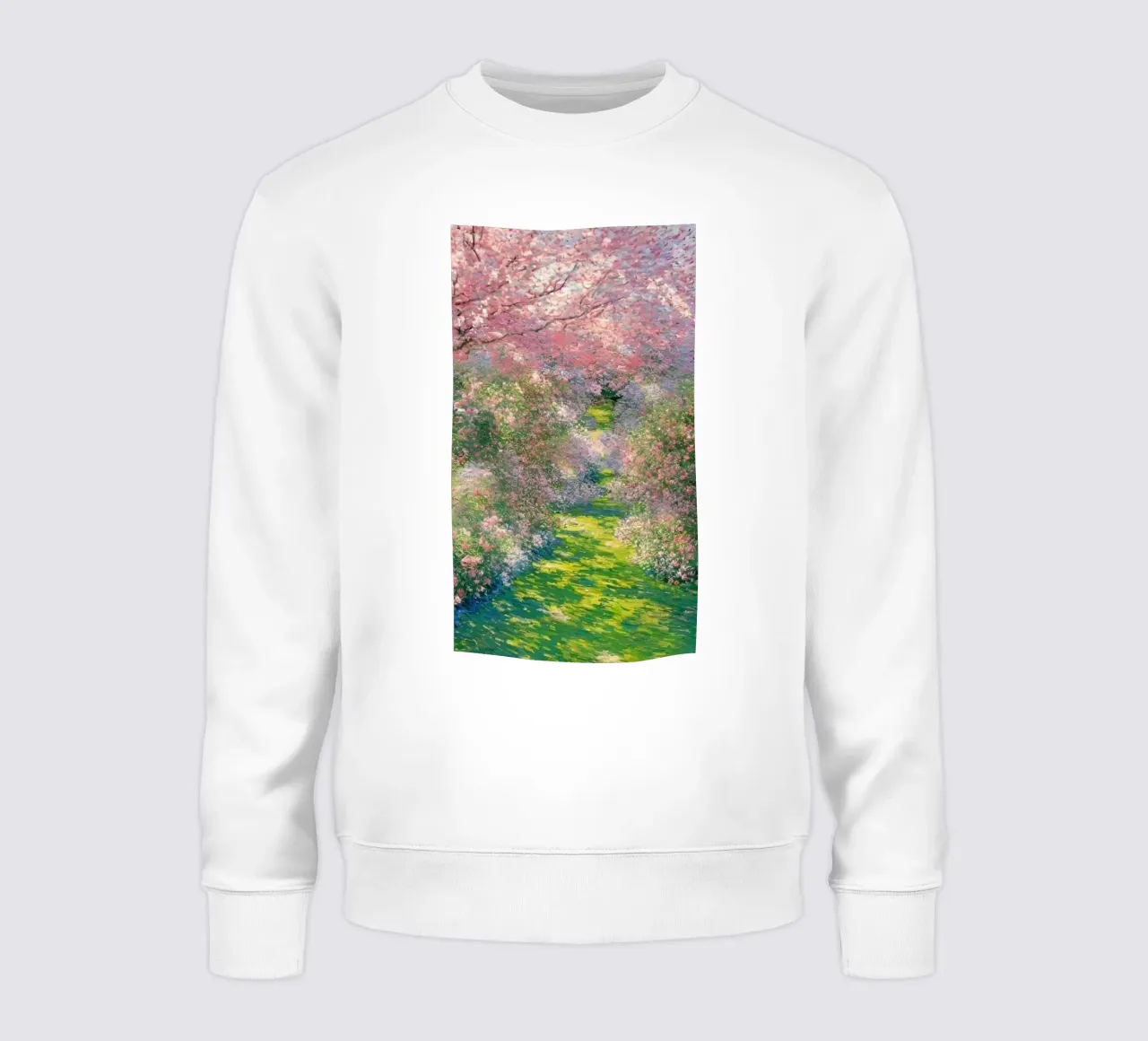 Monet - Albero in fiore felpa da Günstiger Laden