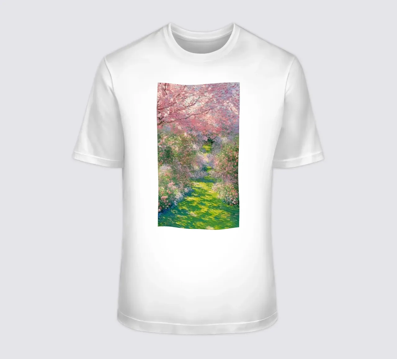 Monet - Albero in fiore t-shirt da Günstiger Laden