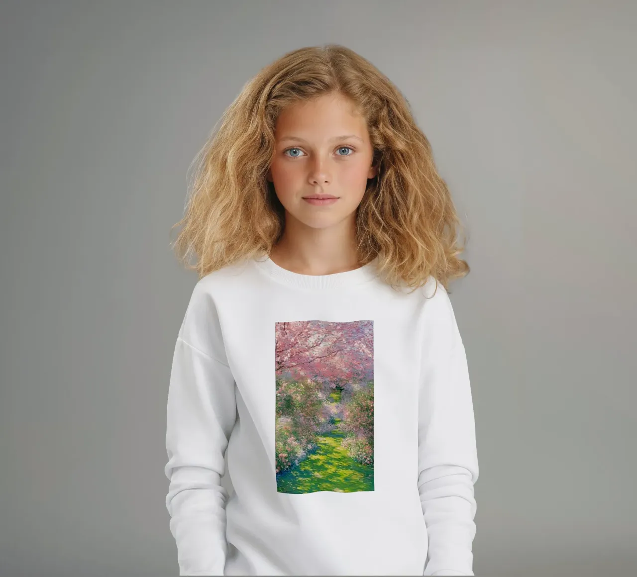 Monet - Albero in fiore felpa bambino da Günstiger Laden