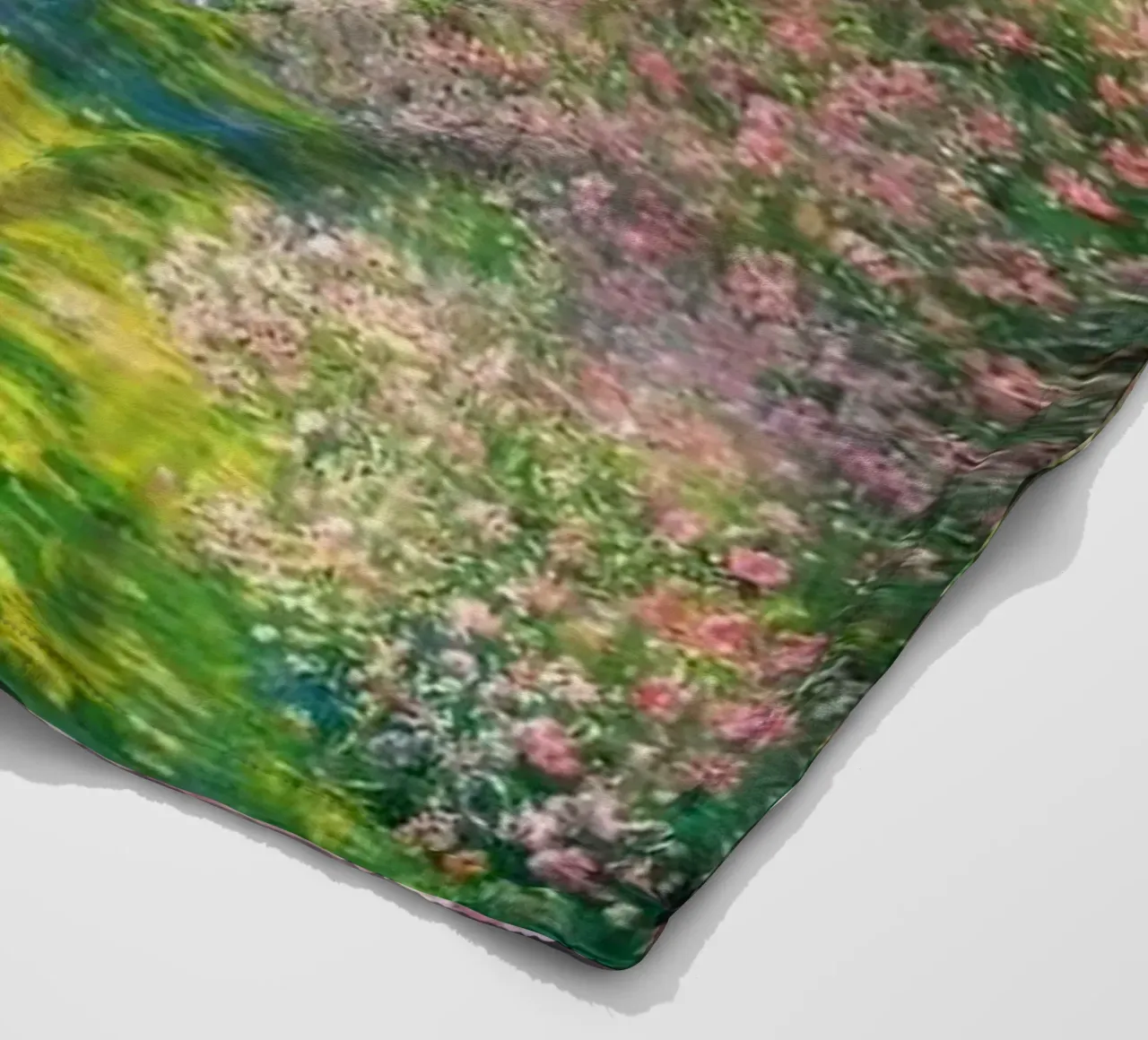 Monet - Albero in fiore coperta in pile da Günstiger Laden