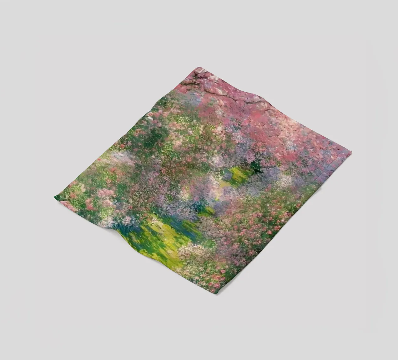 Monet - Albero in fiore coperta in pile da Günstiger Laden