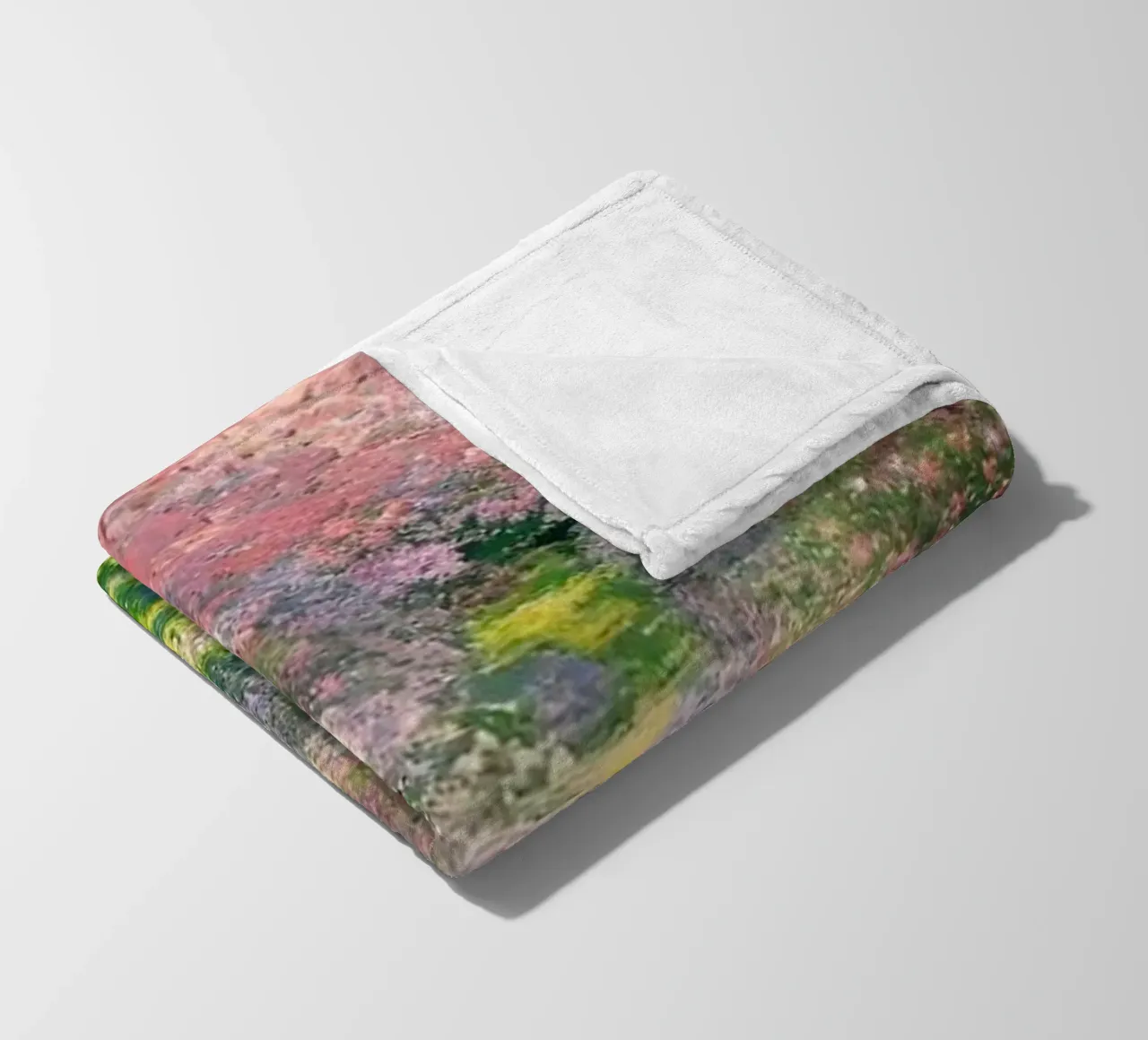 Monet - Albero in fiore coperta in pile da Günstiger Laden