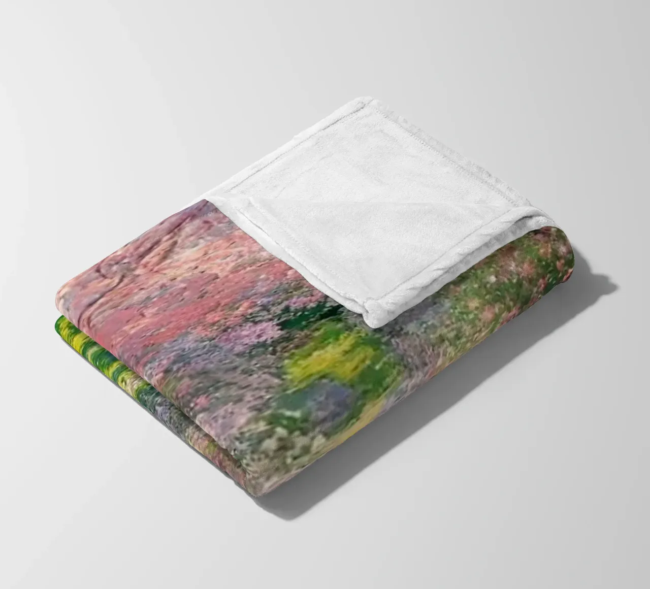 Monet - Albero in fiore coperta in pile da Günstiger Laden