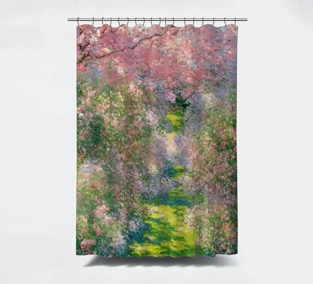 Monet - Albero in fiore tenda da doccia da Günstiger Laden