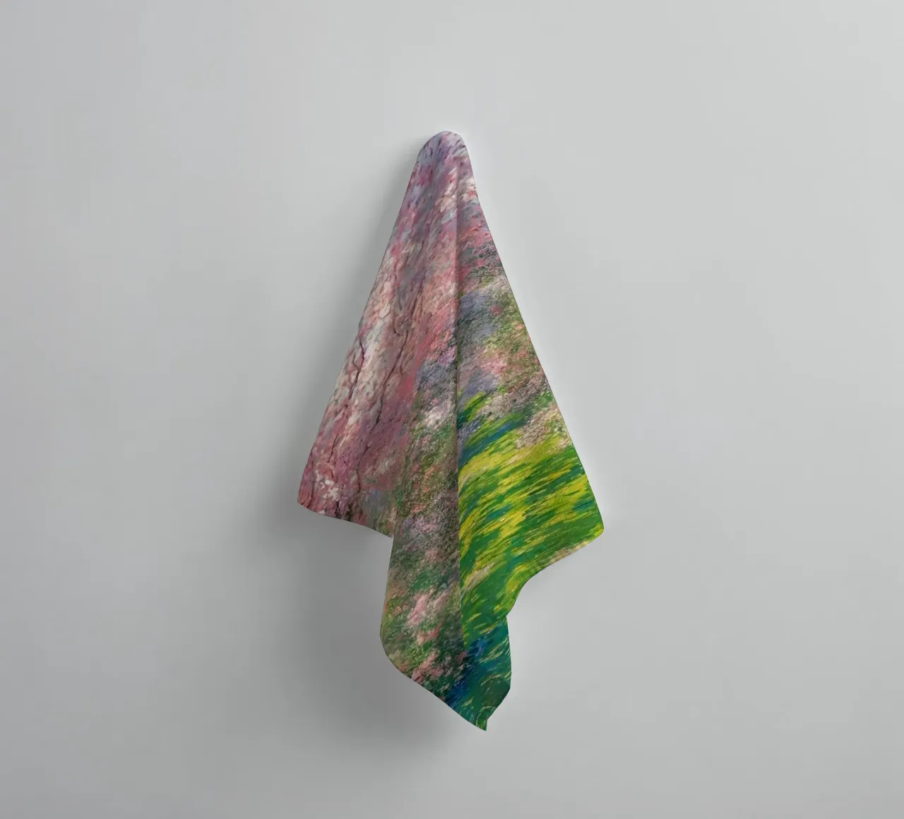 Monet - Albero in fiore asciugamano da bagno da Günstiger Laden