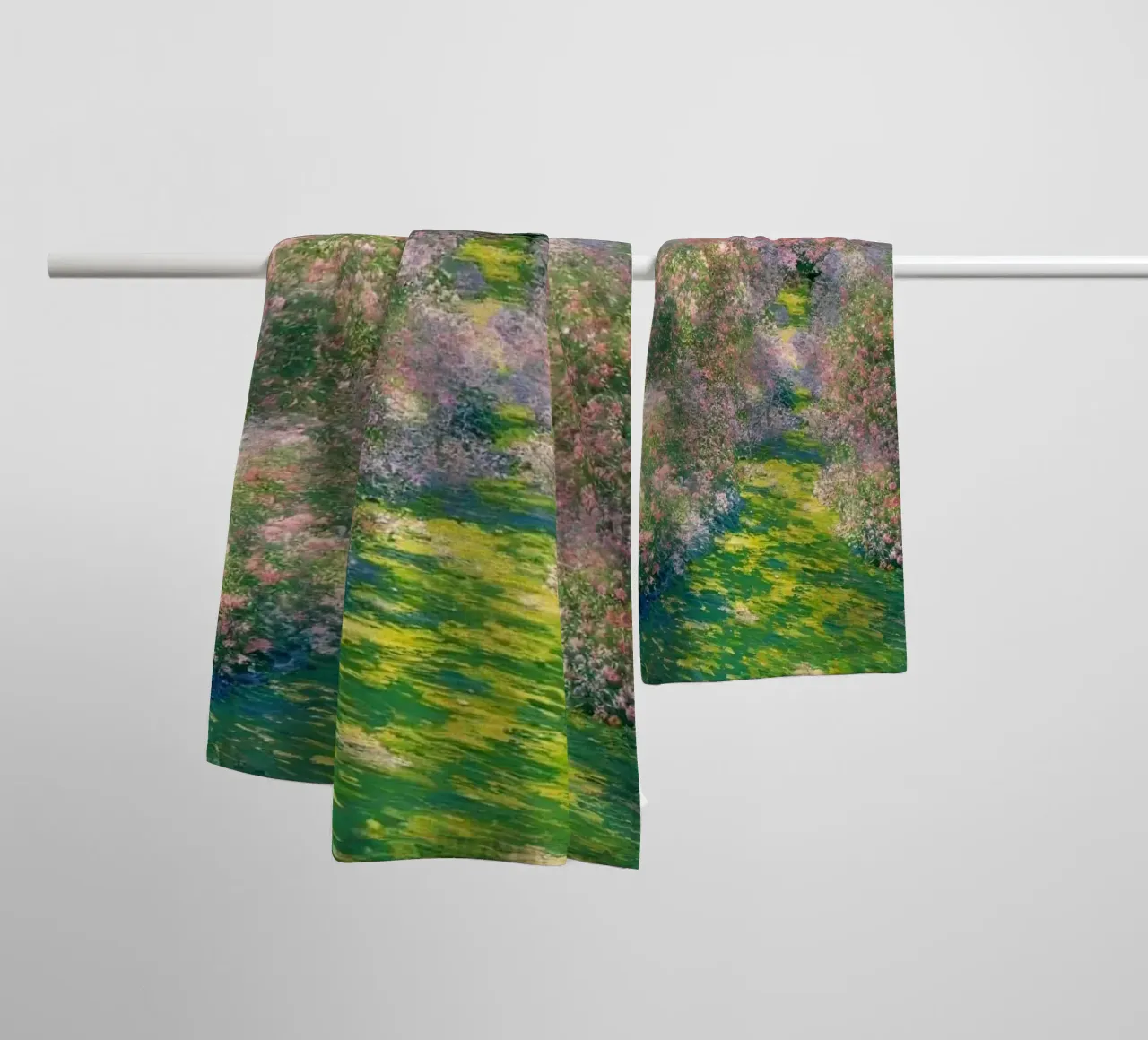 Monet - Albero in fiore asciugamano da bagno da Günstiger Laden