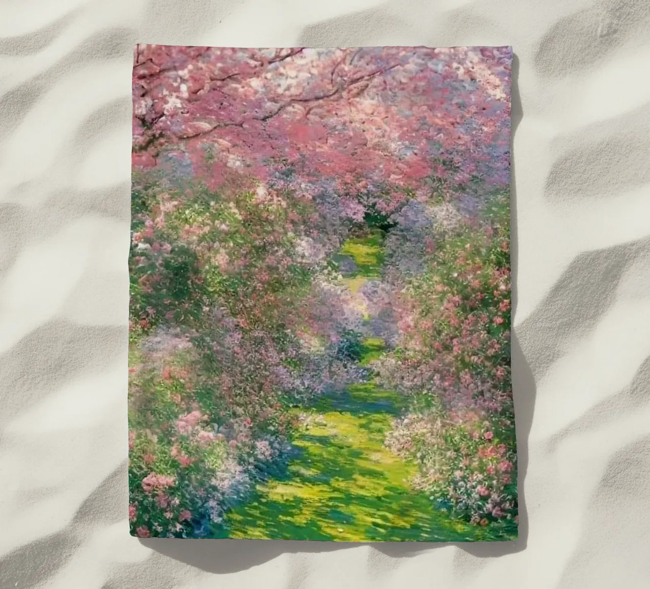Monet - Albero in fiore telo mare da Günstiger Laden