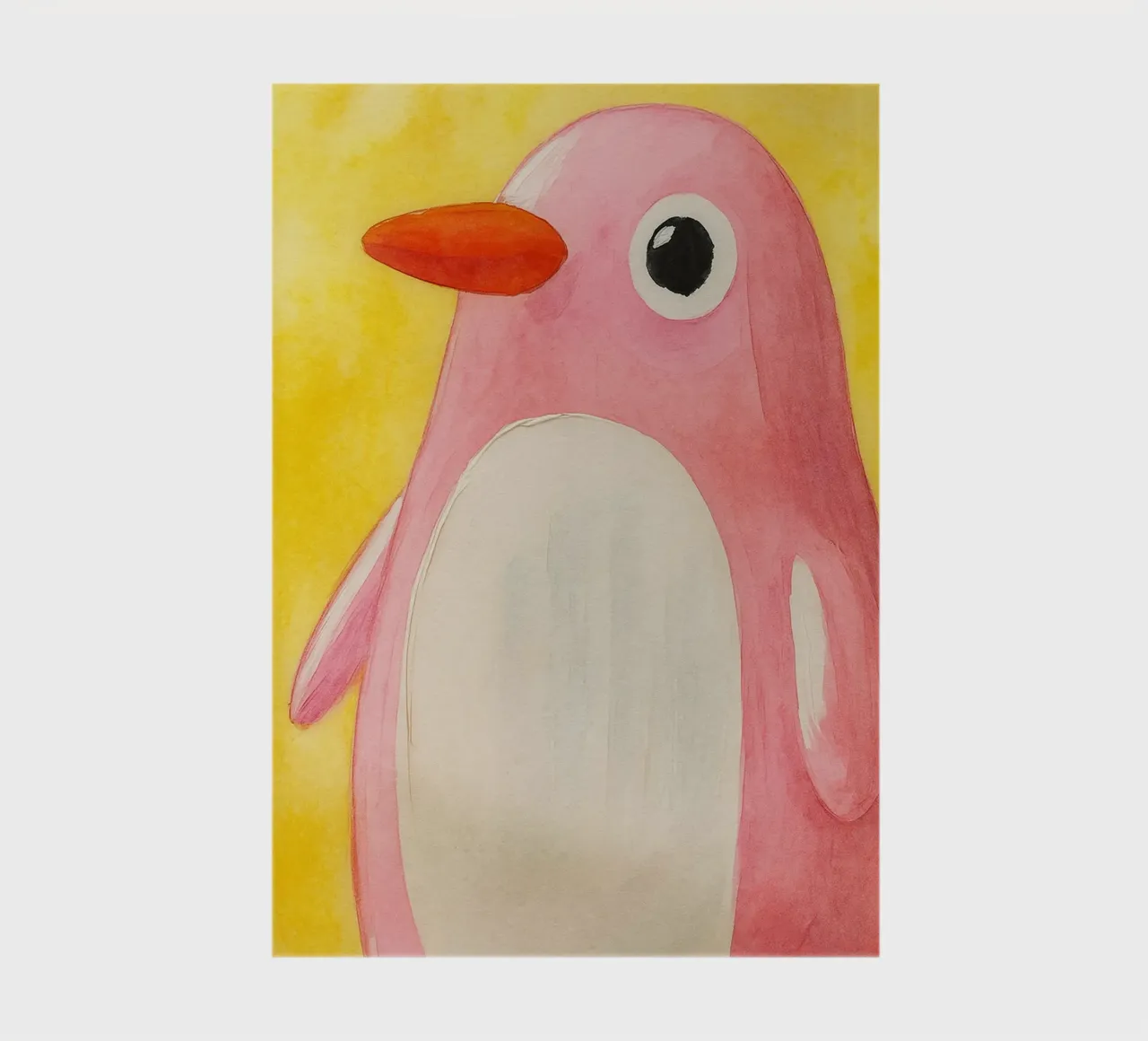 penguin abstract drawing notebook by bougenfille