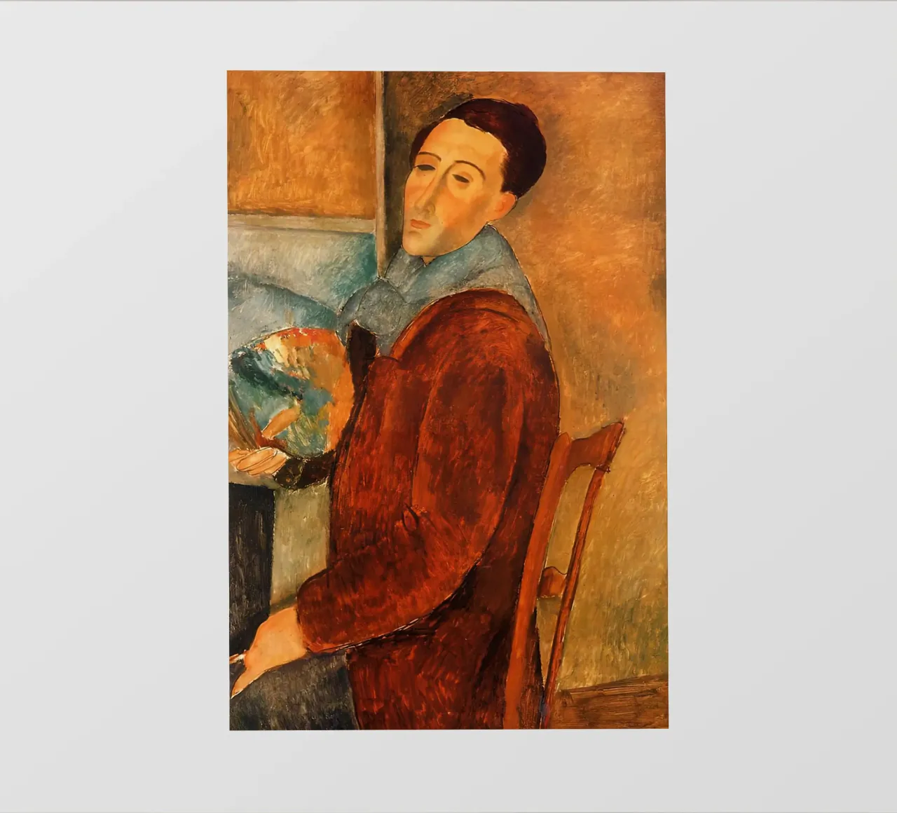01. 1919, sé Amedeo Modigliani pellicola backlit da Palletolate