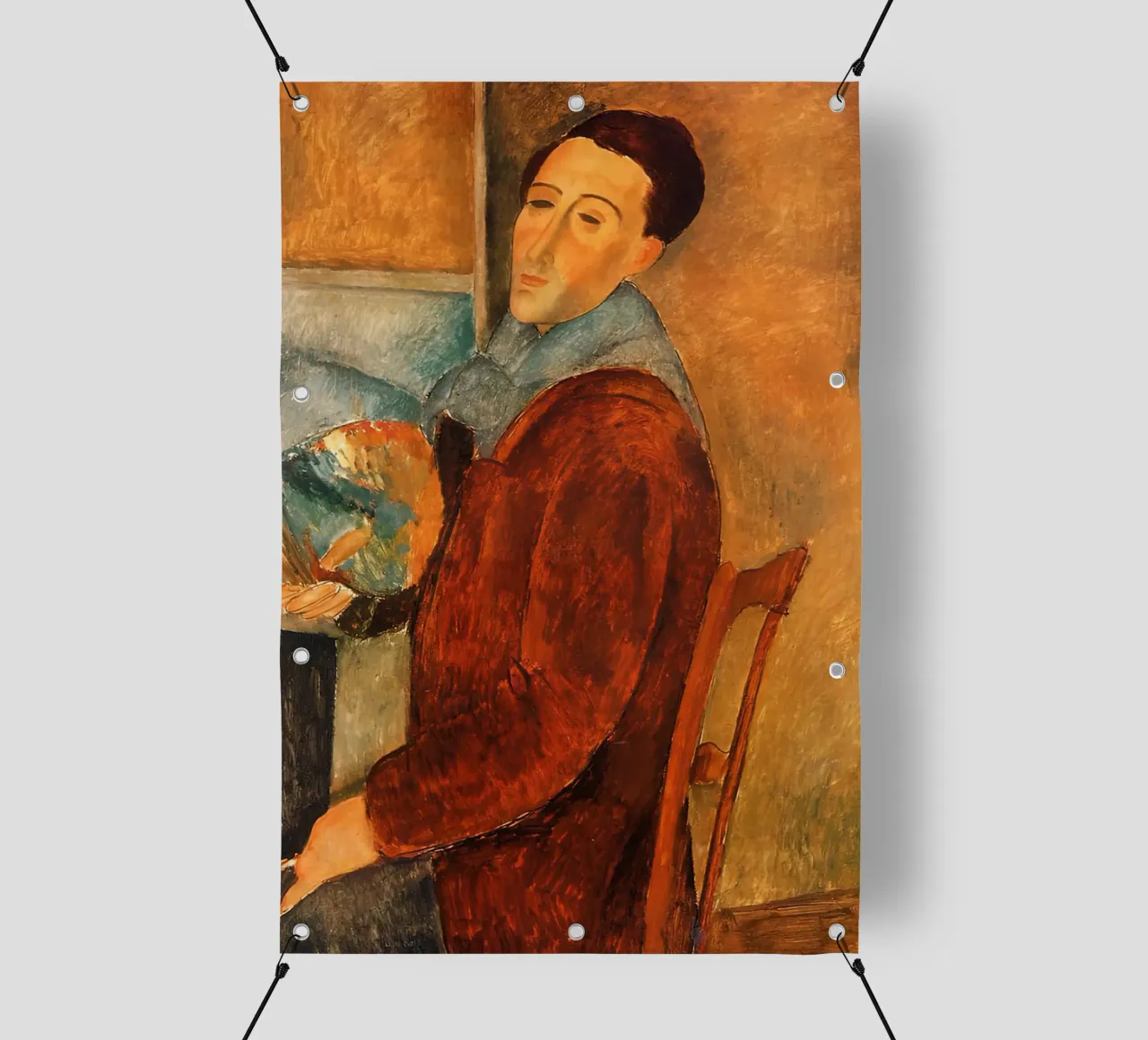 01. 1919, sé Amedeo Modigliani telo in pvc da Palletolate
