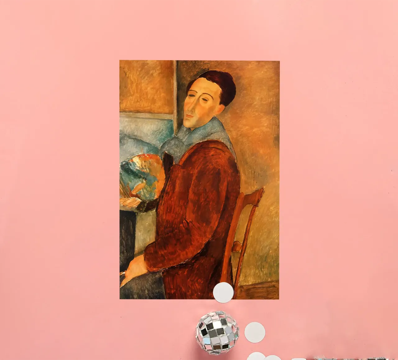 01. 1919, autodidacte Amedeo Modigliani autocollant de Palletolate