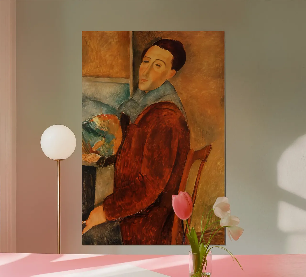 01. 1919, sé Amedeo Modigliani carta hahnemühle da Palletolate