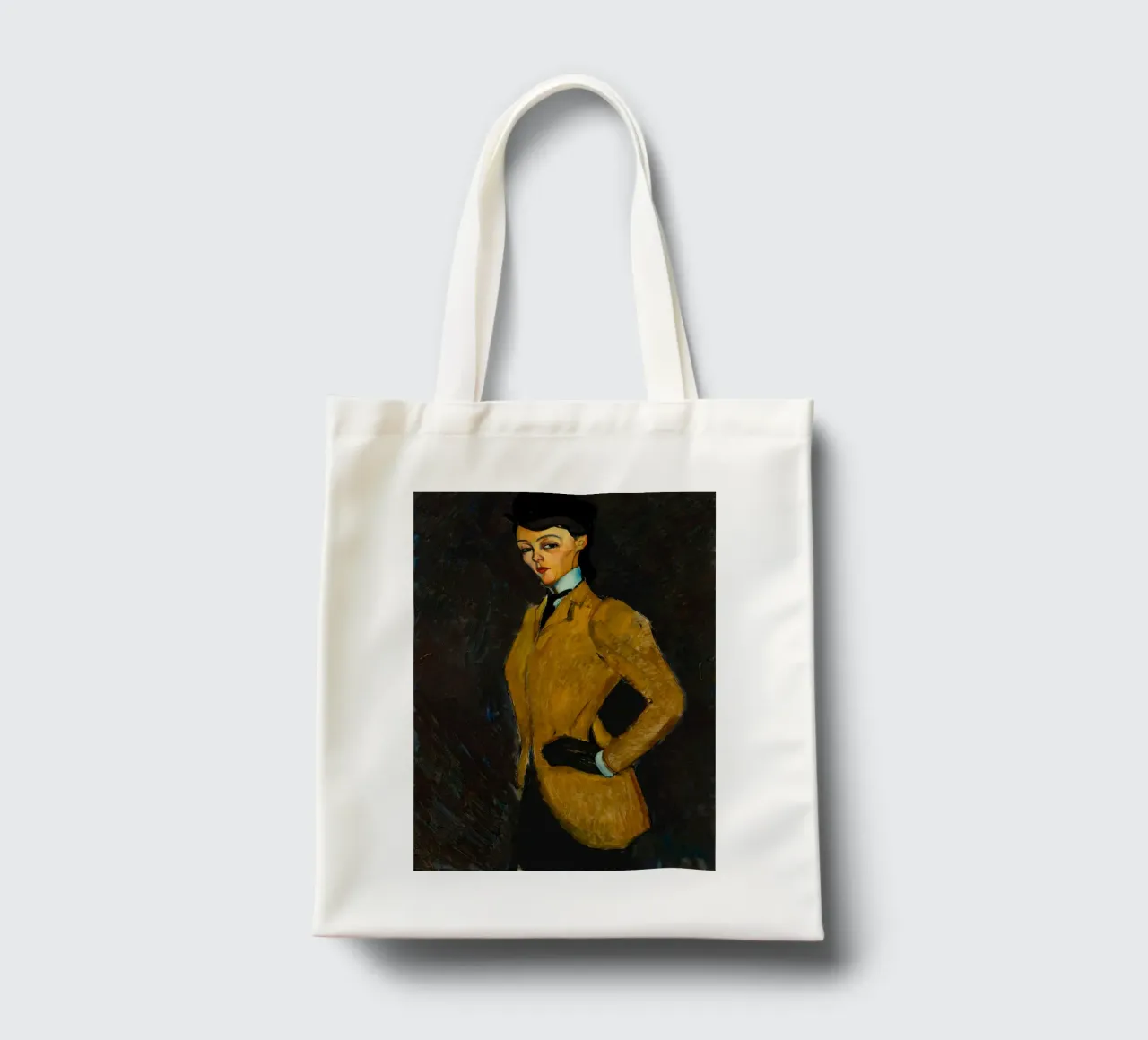 1909, L'amazone Amedeo Modigliani borsa in juta da Palletolate