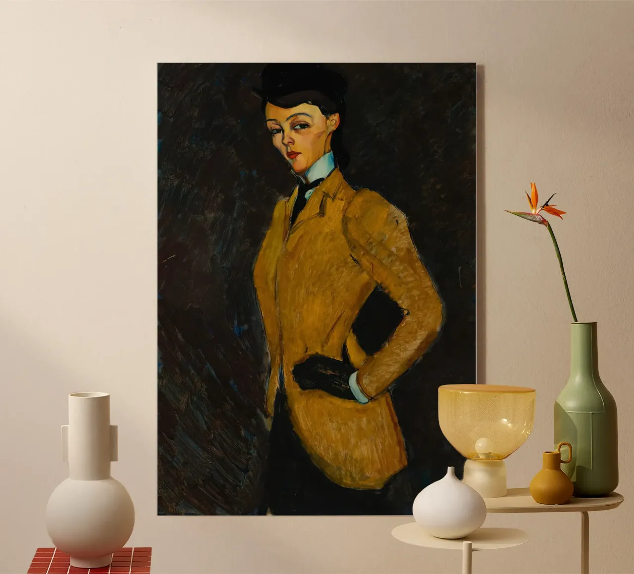 1909, L'amazone Amedeo Modigliani plexiglass da Palletolate