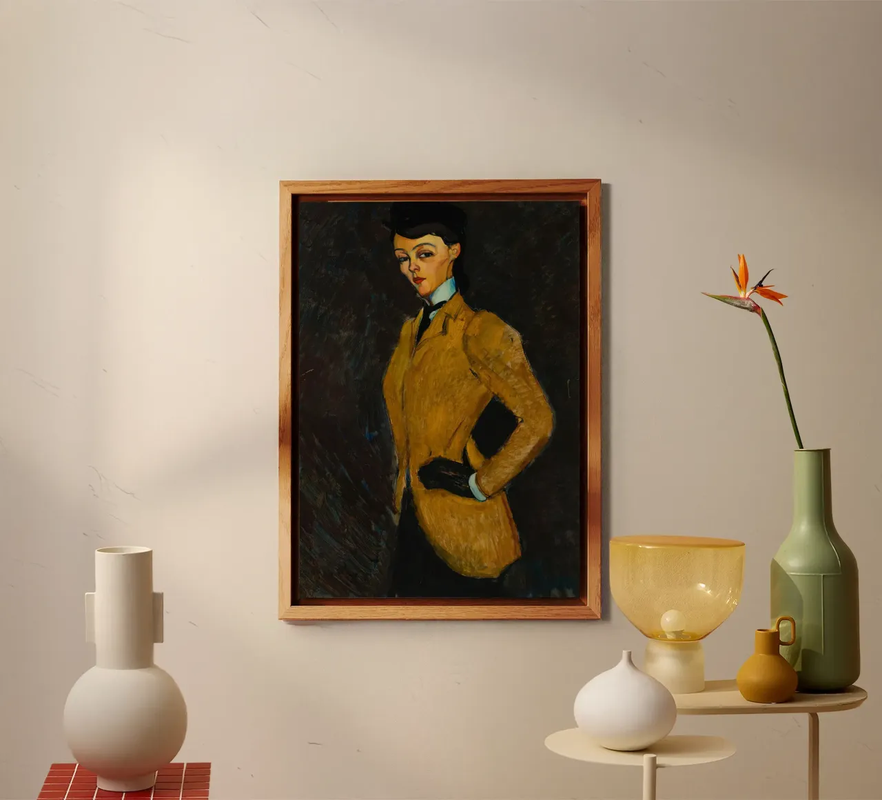 1909, L'amazone Amedeo Modigliani alluminio dibond da Palletolate