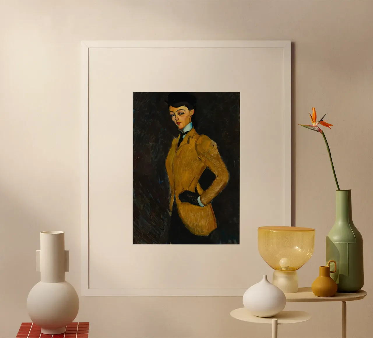 1909, L'amazone Amedeo Modigliani carta hahnemühle da Palletolate
