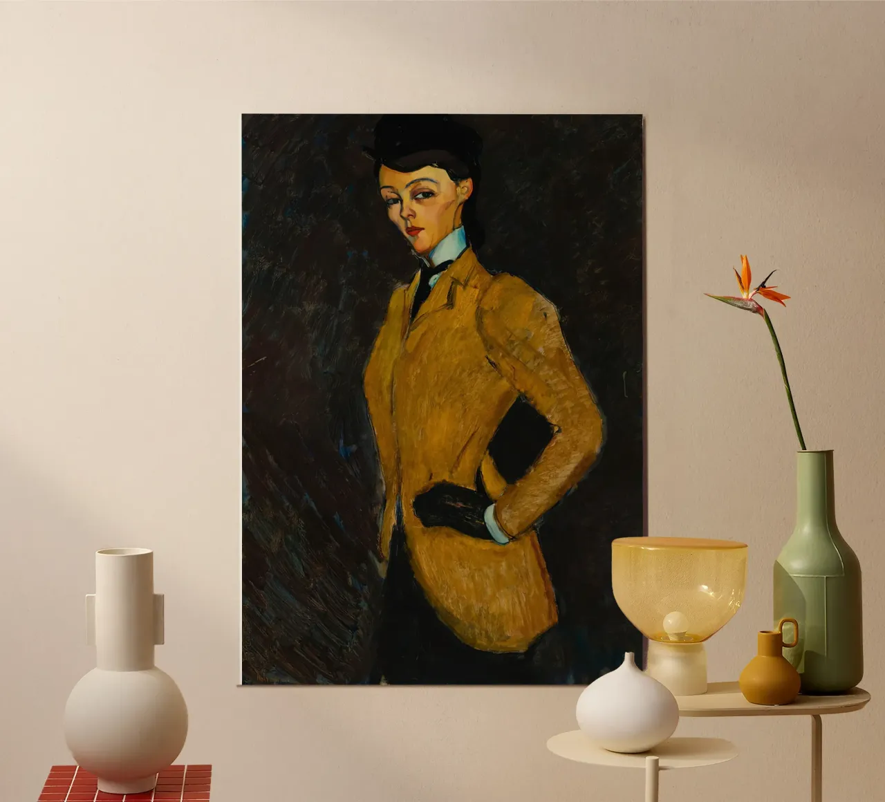 1909, L'amazone Amedeo Modigliani carta hahnemühle da Palletolate