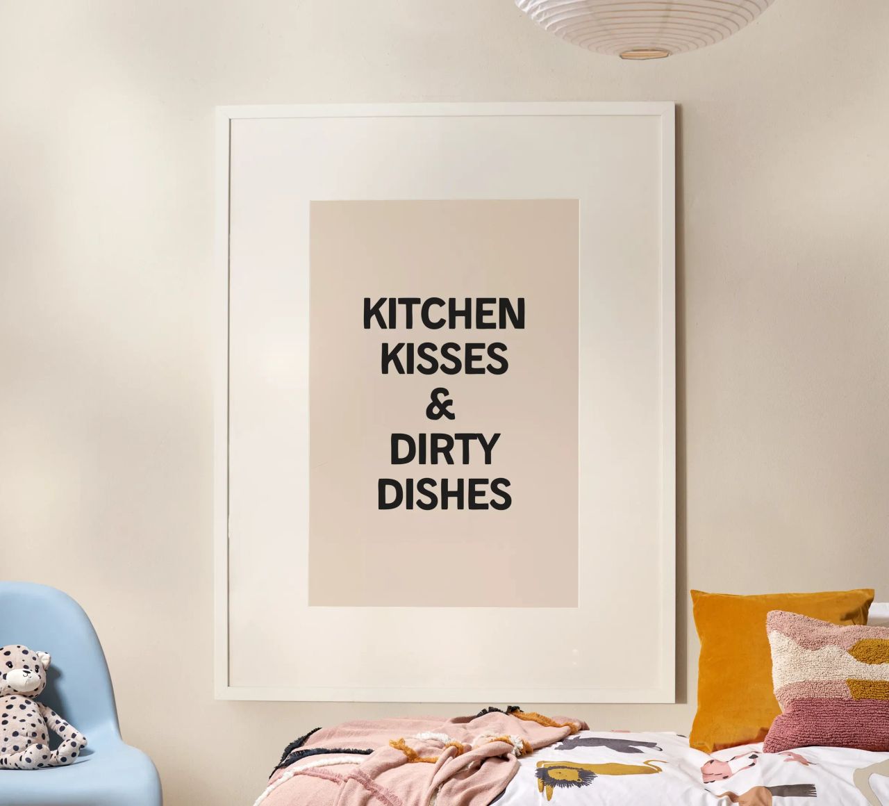 Dirty Dishes Poster von Mottos by Sinan Saydik