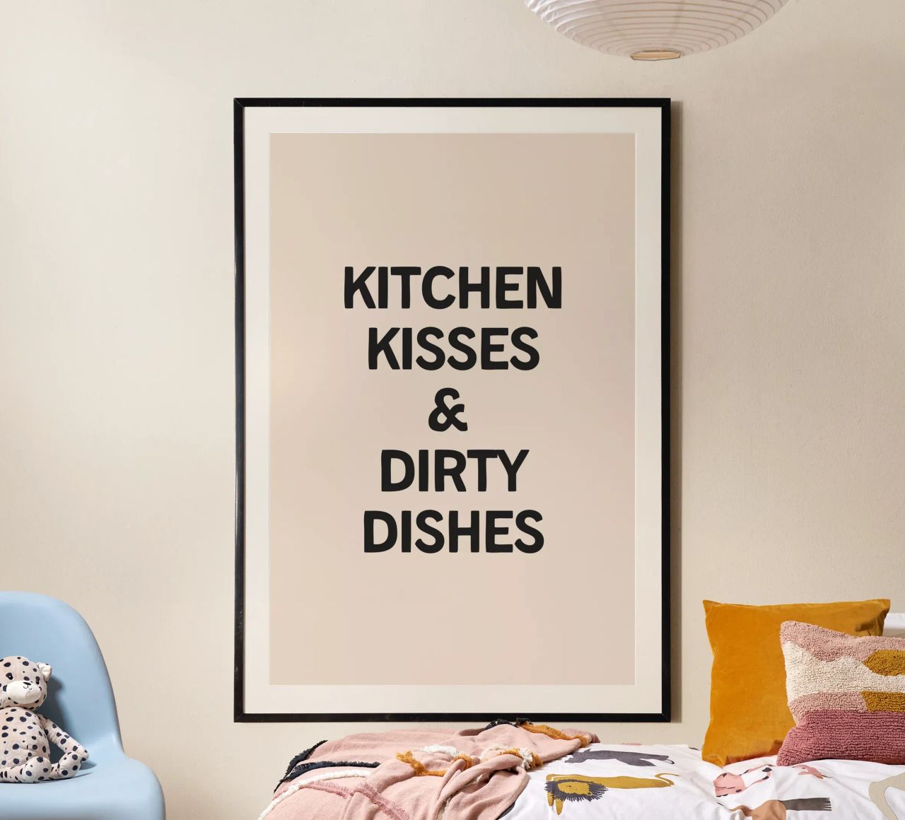 Dirty Dishes Poster von Mottos by Sinan Saydik