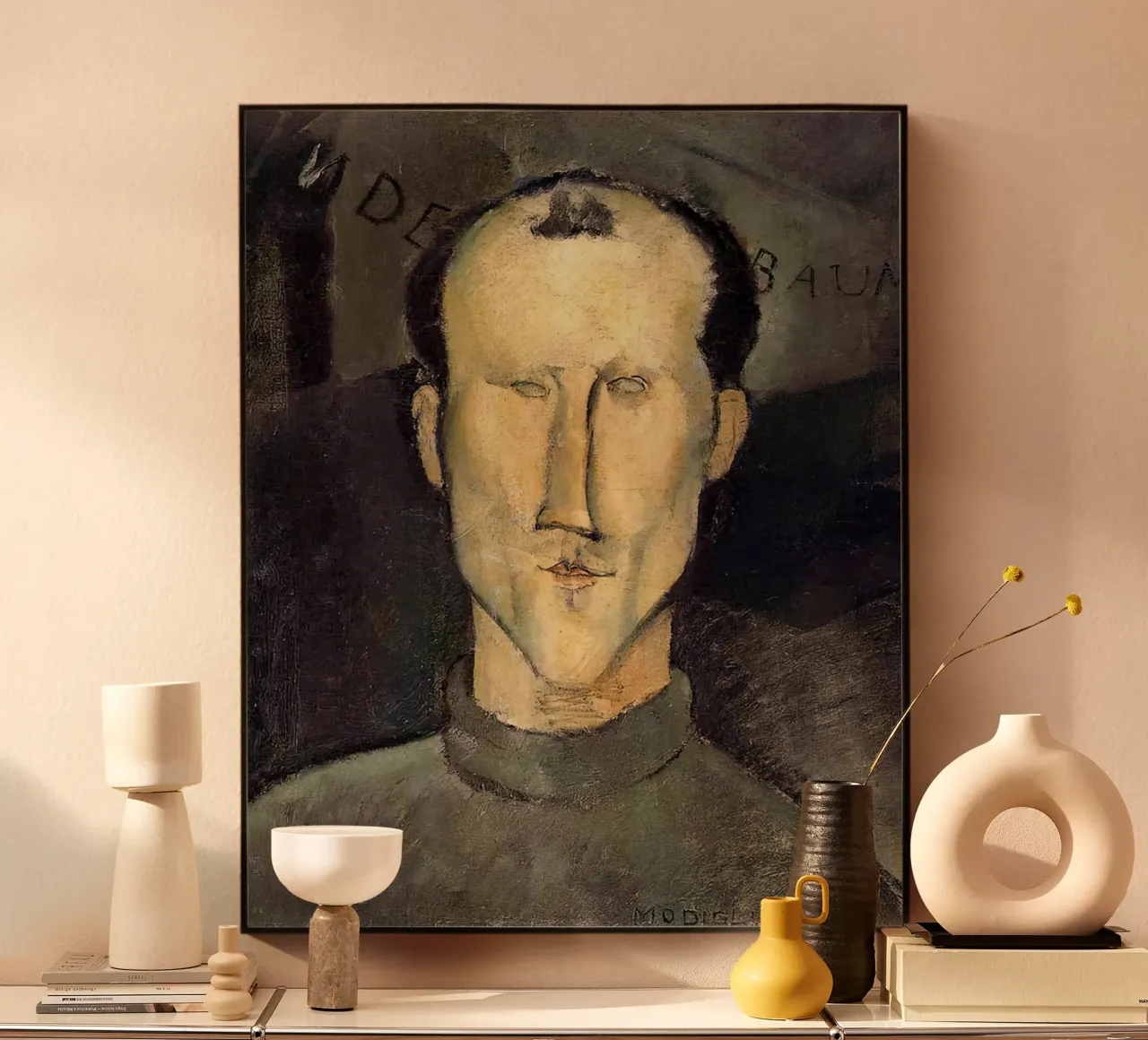 1915, Leon Indenbaum Amedeo Modigliani alluminio dibond da Palletolate