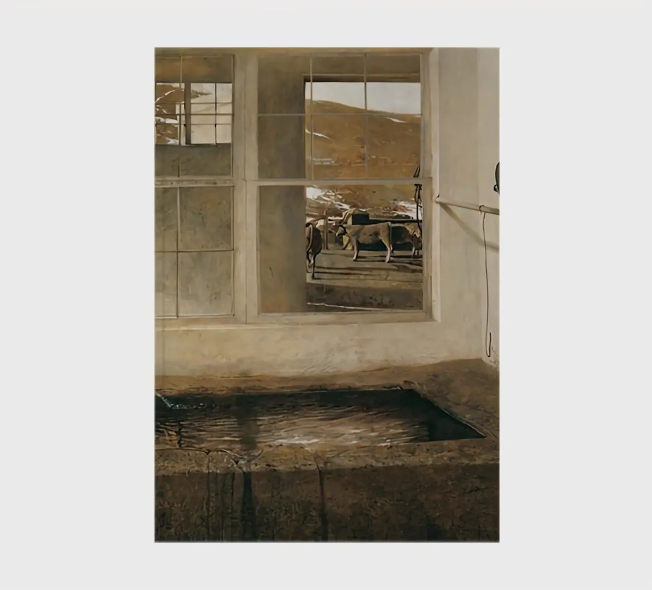 Andre wyeth 1967, Spring Fed notebook by Palletolate